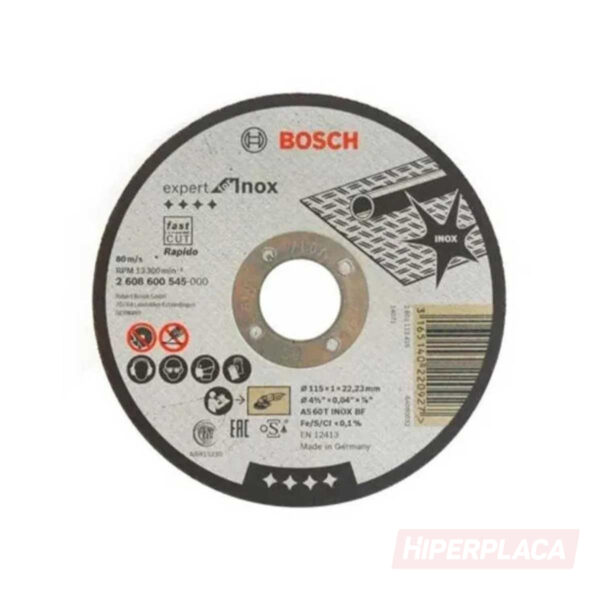Disco De Corte Inoxidable Bosch 115x1mm