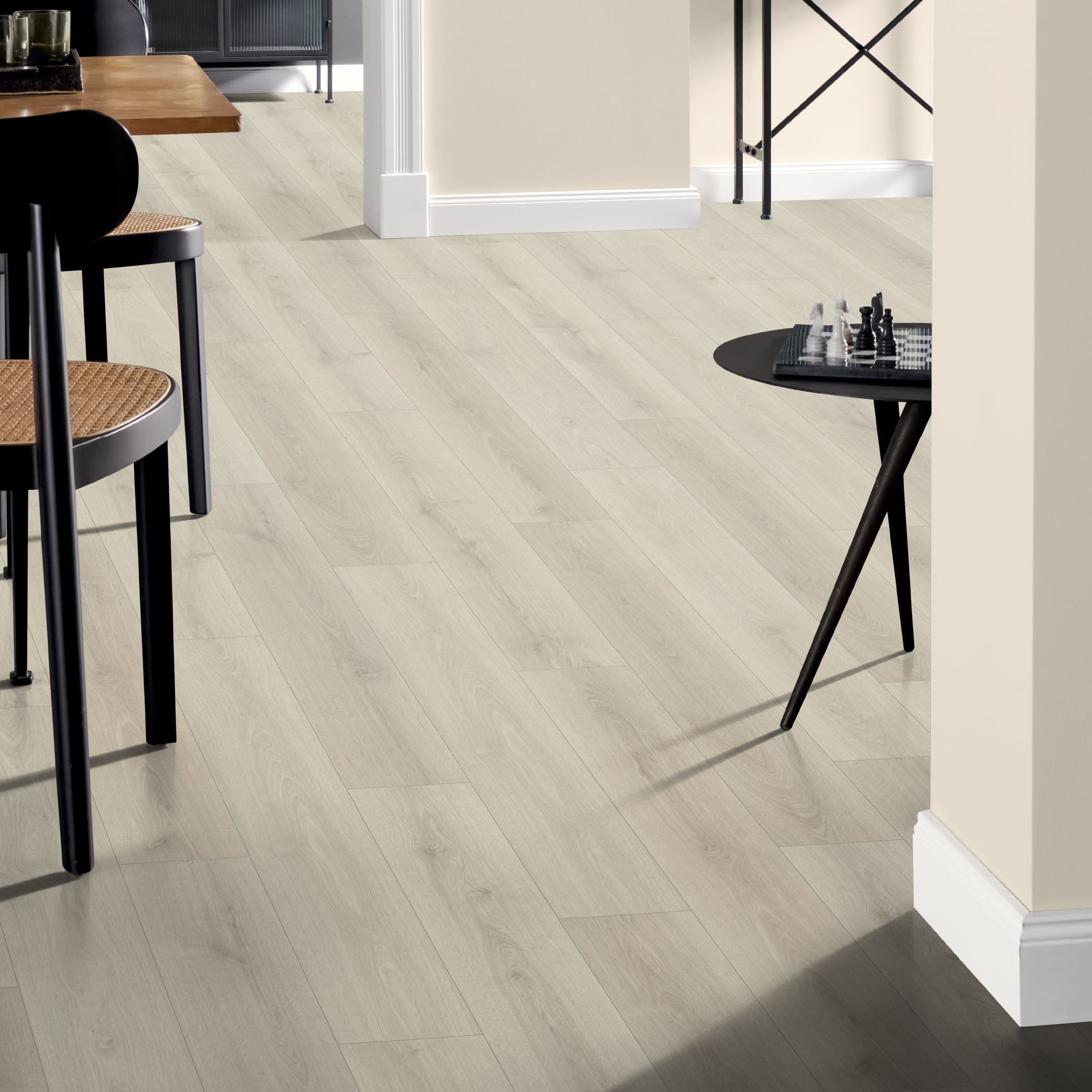 Piso flotante Roble elton blanco - NatureSense (1,99 m2) - Imagen 2